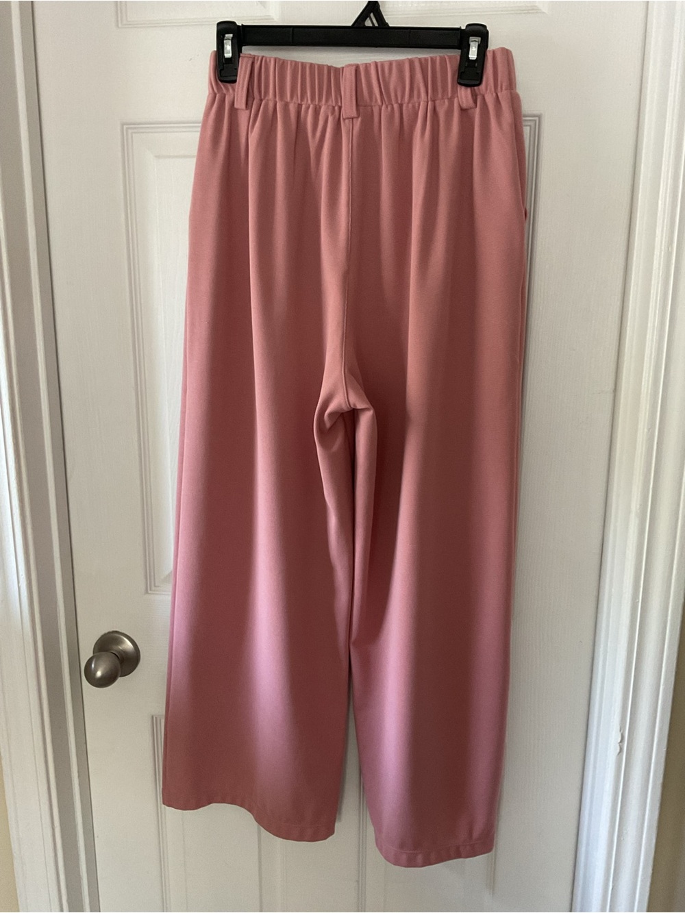 Halara S Petite Pink High Rise Wide Leg Pleated Pants - Picture 3 of 12